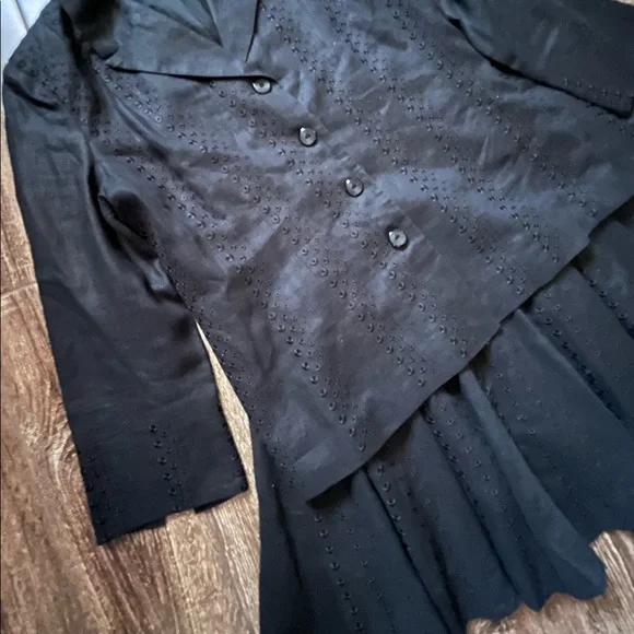 JSONG COLLECTION vintage 100% linen skirt set - Picture 3 of 16